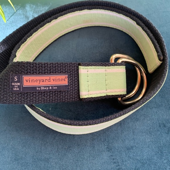 Men’s Vineyard Vines Ribbon D-ring Belt Preppy Nautical Country Club Small - Picture 2 of 5